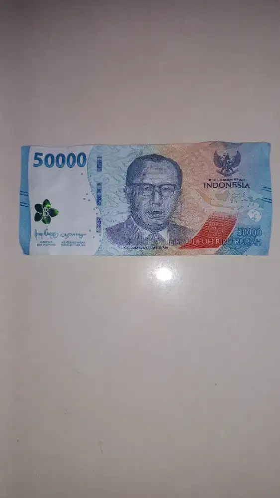 Uang kertas Rp 50 rb no seri unik