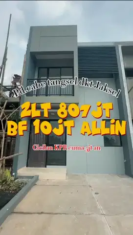 5Menit Aza Ke Toll Pamulang n Dekat Jaksel at Martadinata Pondok Cabe