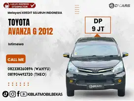 [DP:9JT] AVANZA 1.3 G 2012 AUTOMATIC
