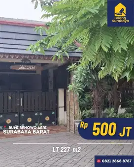 Rumah Surabaya Barat  Bumi Benowo Asri
