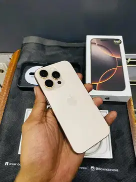 Iphone 16 pro 128GB ibox Dissert Titanium Garansi on Mei 2026