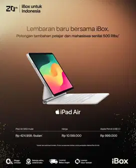 iPad Air Cicilan Bunga 0%