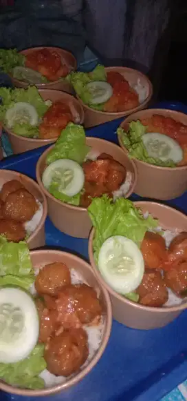 Ricebowl  ayam hemat
