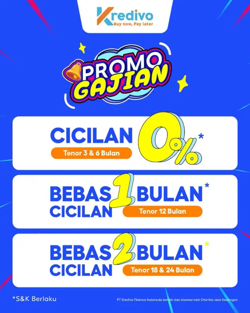 Cicilan Tanpa Ribet, Tanpa Kartu kredit, Tanpa Dp, Cuma pake KTP