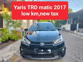 Yaris TRD matic 2017,full ori.low km,nyacat jamin kualat.pjk baru