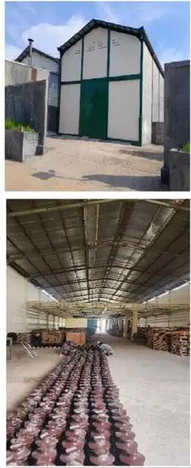Dijual atau disewakan Gudang di kawasan Pergudangan di Salembaran