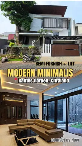 Jual Rumah Modern Tropical Citraland Utama Surabaya