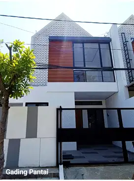 RUMAH DI GADING PANTAI , MINIMALIS 2 LT BARU (Tjin2Area)