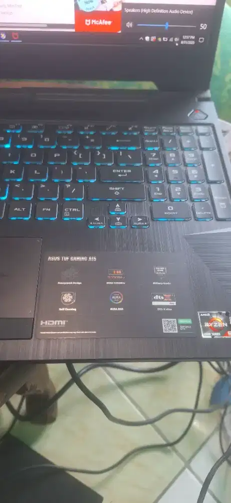 Laptop Assus gaming Nvidia Geforce GTX 1650 Ti ryzen 5