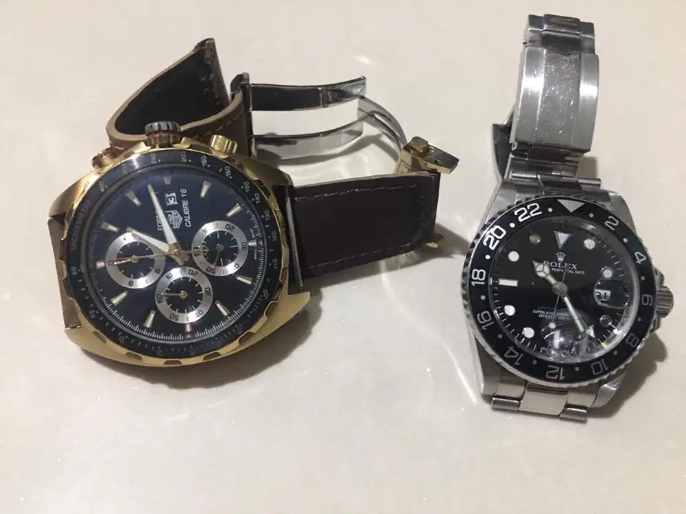 Jam Rolex dan Tag Heuer