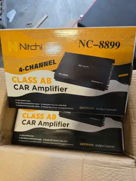 Power Audio 4Channel Class AB NITCHI NC8899, Kualitas Bagus
