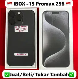 Iphone 15 Promax 256 Gb Black Titanium Resmi ibox