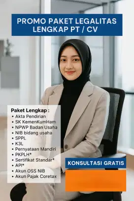 Perlengkapan Usaha Kantor CV Legal Lengkap