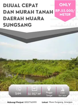 DIJUAL CEPAT DAN MURAH TANAH DI DESA AMANJAYA