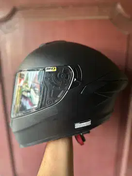 Helm NHK Mark1 Black Doff Double Visor