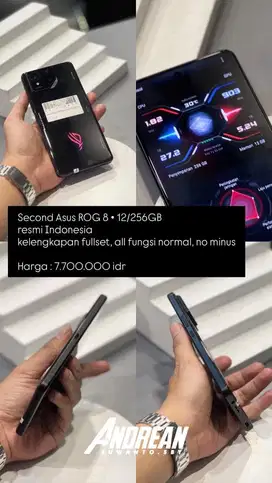 Second Asus ROG 12/256gb