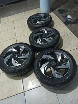 Jual velg+ban Ring 15 pcd 4x100 Ori Honda RS velg nominus