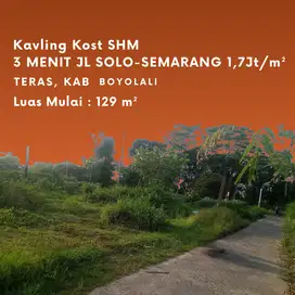 Teras, Boyolali - 3 Menit ke Jalan Solo-Semarang. Kavling Kost SHM