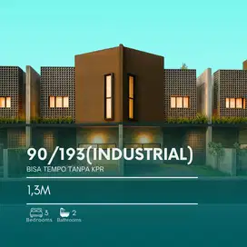 Purbayan, Rumah Tipe 90/193 Desain Industrial, DP Ringan, Tanpa KPR