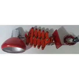 Vintage lampu dinding/baca Germany design molor/scissors era 70