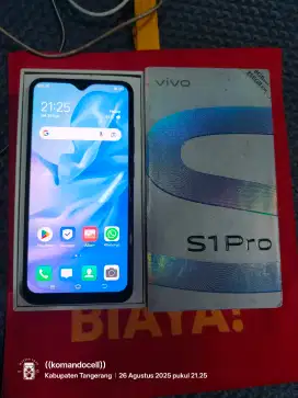 Di jual Vivo S1 pro ram8per128gb