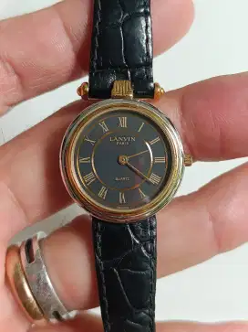 Jam wanita Lanvin Paris original bekas bagus normal semua siap pakai