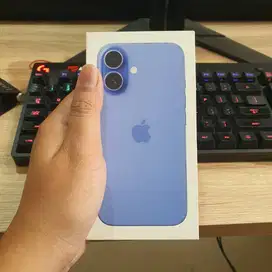 iPhone 16 128 GB Ultramarine Segel (BNIB) Garansi Resmi 1 Tahun