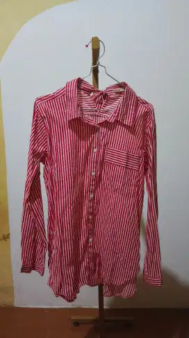 Kemeja stripe Novel & Mice (1x pakai)