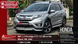 Honda BRV 1.5 Prestige CVT AT Silver On Black NIK 2016