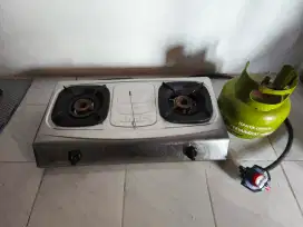 Kompor set 2 Tungku Rinnai