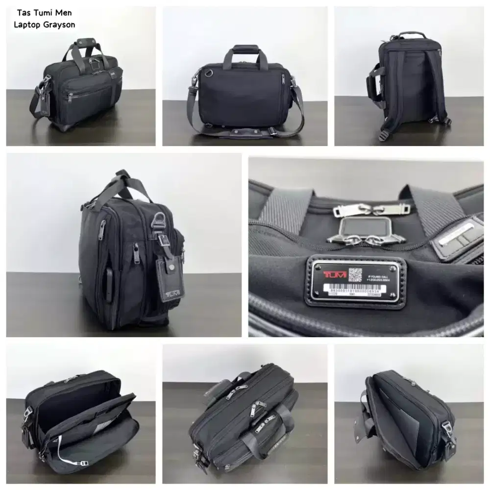 Tas TUMI GRAYSON 3WAY BRIEF BACKPACK Laptop Messenger Men