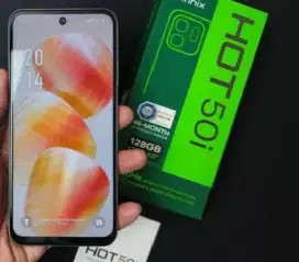 Infinix hot 50 i baru pakai 2 bulan mulus lengkap