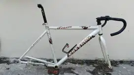 Frameset Rangka Sepeda Balap Hybrid Polygon Trexia