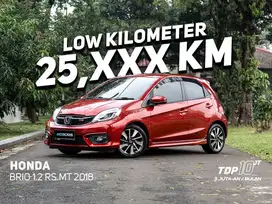 TDP 10 JUTAAN BRIO 1.2 RS MT 2018 MANUAL MERAH MOBCARS