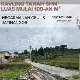 KAVLING TANAH SHM HEGAR MANAH GEULIS JATINANGOR SIAP BANGUN SHM