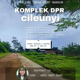 KAVLING TANAH SHM KOMPLEK DPR CILEUNYI SIAP BANGUN