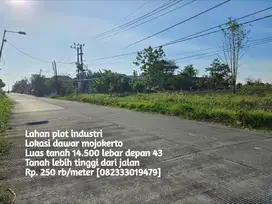 250/m Termurah lahan industri mojokerto