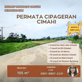 KAVLING TANAH SHM SIAP BANGUN DI CIMAHI – VIEW KOTA BANDUNG