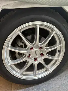 Lenso J1A r17 lebar 7,5 offse 40 pcd 5x115-5x100