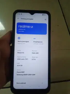 Realme c25s ram 4/128 batangan msh orian