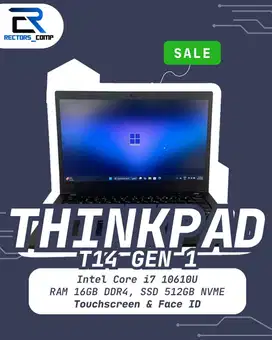 Lenovo Thinkpad T14 Gen 1 - Touchscreen, Intel core i7 10610U