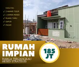 RUMAH MURAH 2 KAMAR SIAP HUNI SHM MULAI DARI 185 JUTAAN