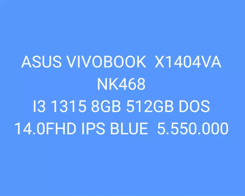 ASUS VIVOBOOK  X1404VA NK468