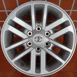 Velg Toyota Fortuner VNT Original Ring 17 Mulus Like New OEM VRZ SRZ