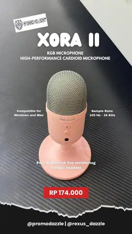 Rexus Rgb Microphone XORA II
