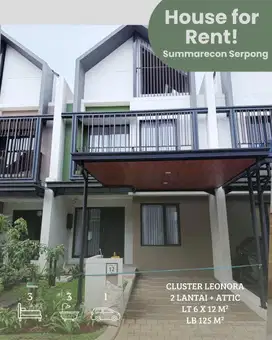 Disewakan rumah summarecon serpong LEONORA