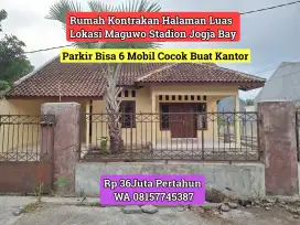 Rumah Kontrakan Halaman Luas Cocok Buat Kantor/Usaha Maguwo Jogja Bay