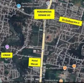 Tanah Murah dekat Perempatan Demak ijo