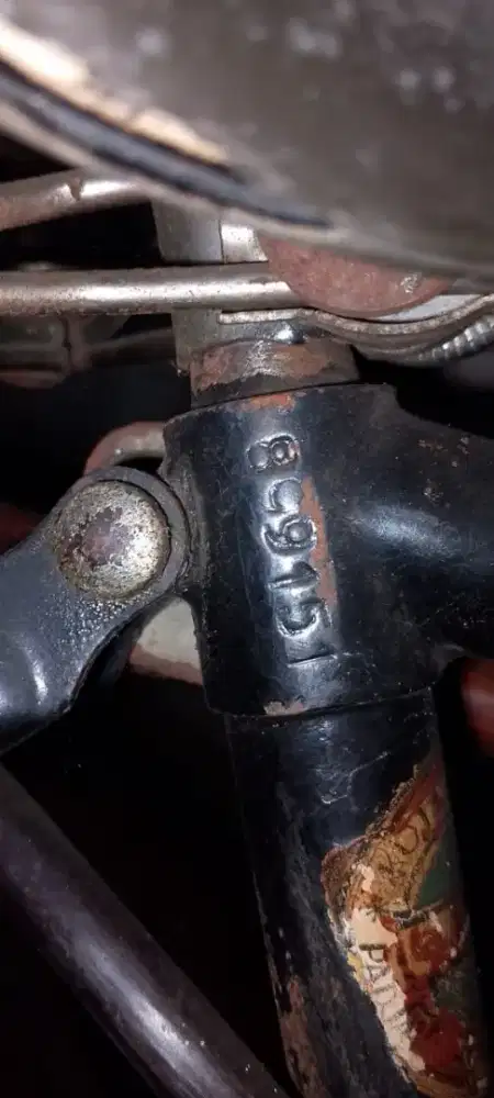 Sepeda ontel jantan.