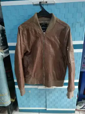Jaket kulit asli import